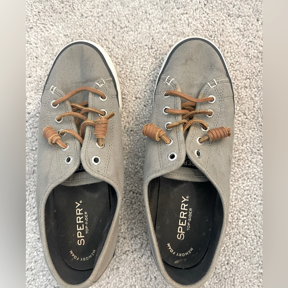 Sperry Gray sneakers/shoes- sz 7